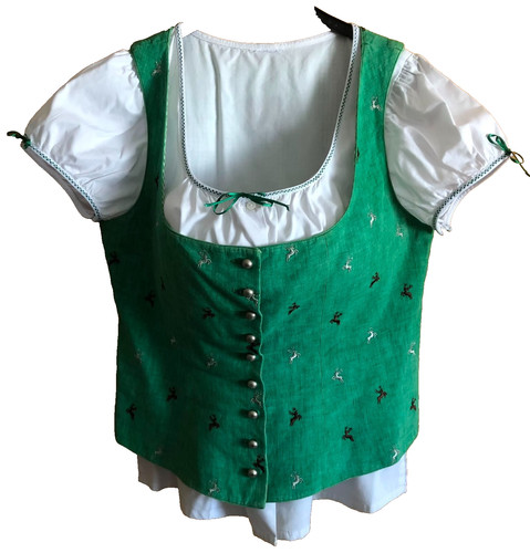 Damen mieder grün - mieder, bluse