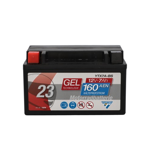 Motorrad batterie 12v - 12v, cartec