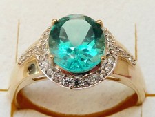 Harry Ivens IV Ring Gelbgold 585 mit einem Apatit und Zirkonen