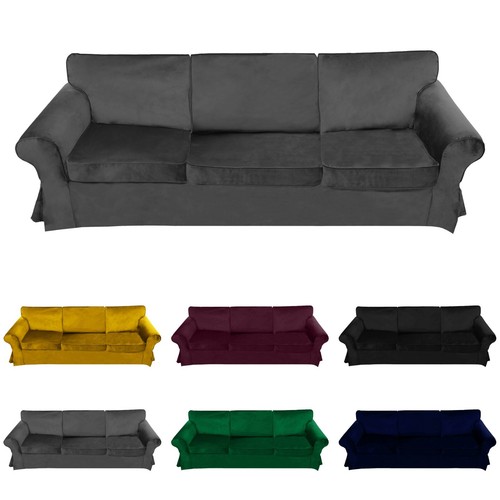 Samt sitzer sofa schonbezug - sitzer,