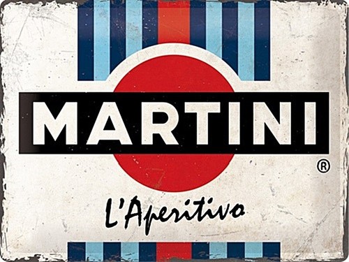 Martini streifen präge - martini,