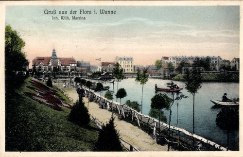 Wanne herne ruhrgebiet - ak,
