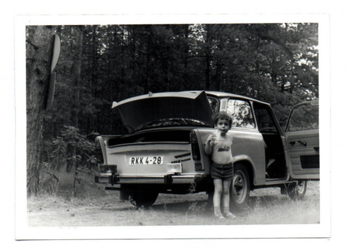Original foto kind trabant - kind, am