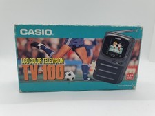 CASIO LCD Color Television TV-100 LCD Mini TV in OVP 