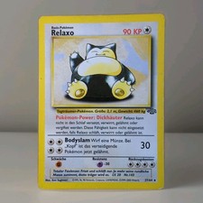 Relaxo Pokemon Karte Deutsch