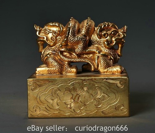 Alte tibet bronze 24k gold - 3",