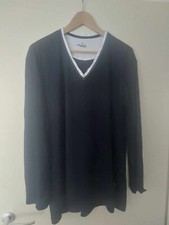 Lufthansa Business Class van Laack T-Shirt, L/XL unbenutzt, dunkelblau