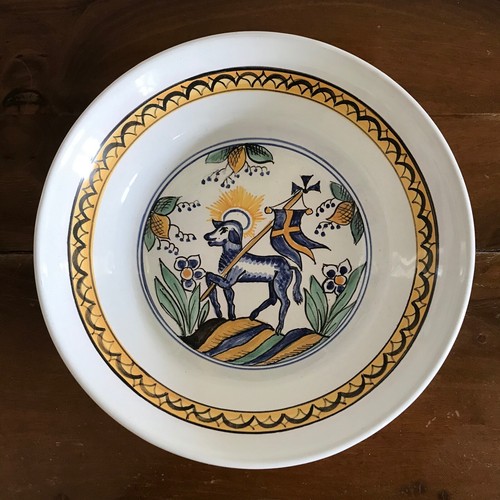 Schale keramik osterlamm - schale,