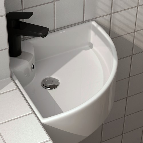 Eck waschbecken keramik mit - waschbecken,