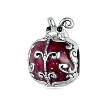 Charm Perle Marienkäfer 925