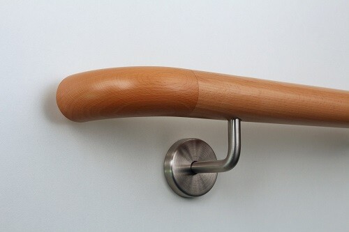 Buche handlauf mit halter - buche,