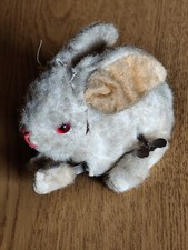 Max Carl Kaninchen Hase aufziehbar Uhrwerk Spielzeug Plüschtier Stofftier  K3
