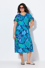 Midikleid - Kurzärmelig - A