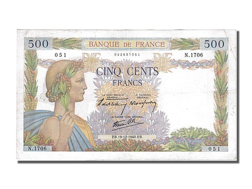 Geldschein frankreich 500 - geldschein,, frankreich,