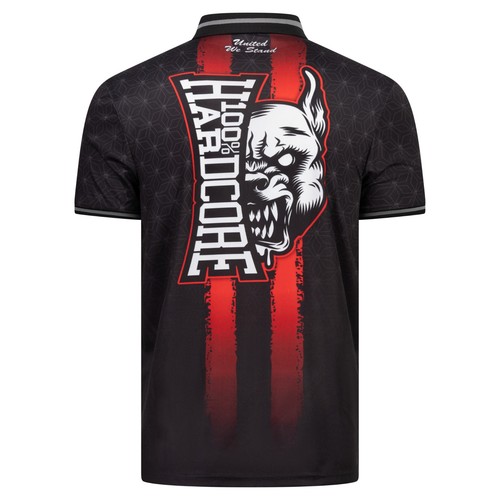 100 hardcore soccershirt red - hardcore, "red