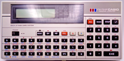 Casio pocket computer 720p - pocket, fx-720p