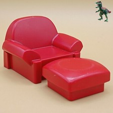Playmobil rotes Sofa mit