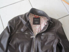 wie neu Marc O`Polo Leder Jacke Bikejacke braun Gr. 36
