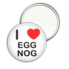 Egg Nog I Love Herz runder