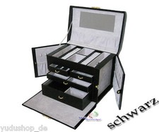 XXL Schmuckkasten Schmuckkoffer mit versch. Fächern
