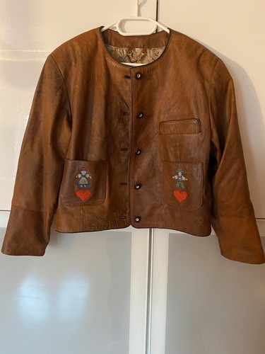 Trachtenjacke leder 44 - gr.,