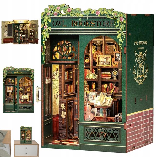 Book nook kit buchstütze diy - book,