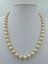 Vintage Perlenkette Champagner