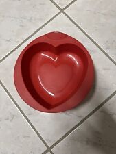 Tupperware Backform Silikon Herz rot