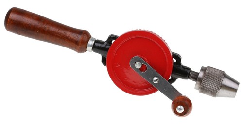 Bohrmaschine mit kurbel - mit,