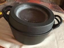 Gusseisen Topf -schwarz -