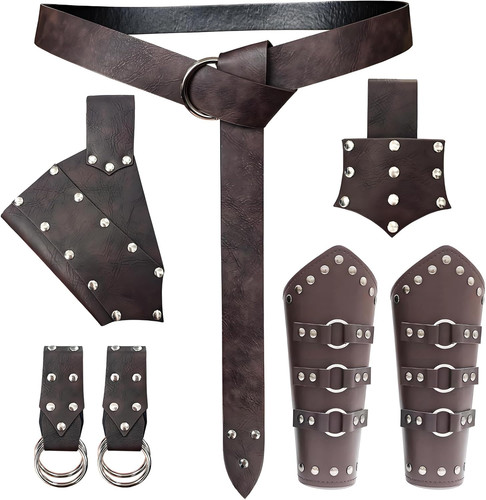 Wikinger kostüm zubehör set - wikinger,