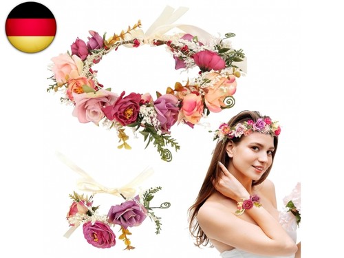 Blumenkranz haare oktoberfest - blumenkranz,