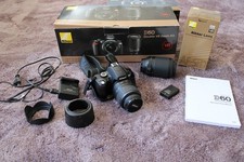 ? NIKON D60 Double VR ZOOM Kit Objektiv original AF-S VR 18-55mm + 55-200mm