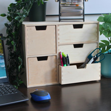 Holzschublade | Mini-Kommode