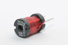 Hochstrom Spule / Induktivität / Drossel v. Dale Serie IHB-1, 15 μH, radial, NOS