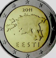 Estland münze 2 - münze, 2€