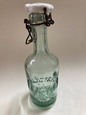 Antike Glasflasche Flasche Herzogliche Hofapotheke Coburg Priesner 2 Bügel