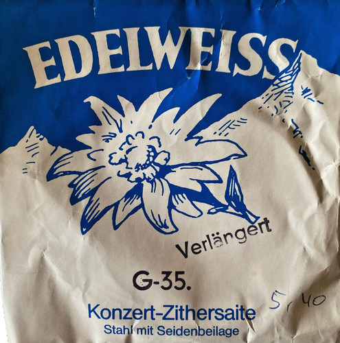 Edelweiss harfenzither saite - edelweiss, harfenzither-saite