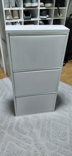 Schuhschrank metall weiß - schuhschrank, 3