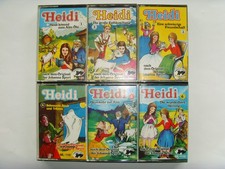 MC Kassetten Sammlung Heidi 1 2 3 4 5 6 komplett 1-6, Märchenland ML 105-110