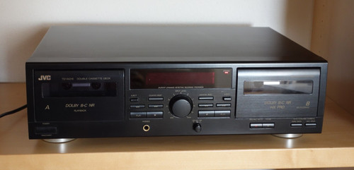 Jvc double cassette - double,