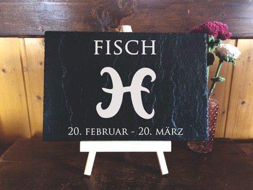 Schiefertafel"Fisch"