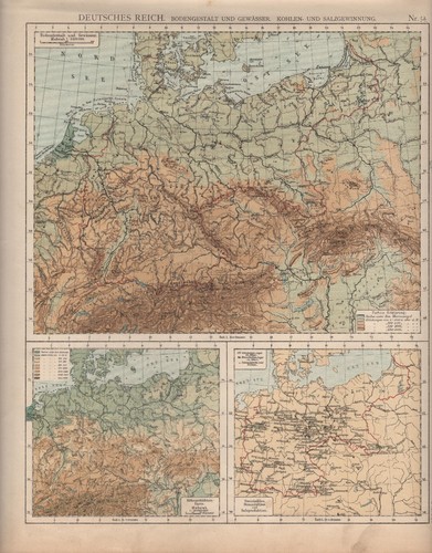 Landkarte map 1905 deutsches - landkarte, 1905: