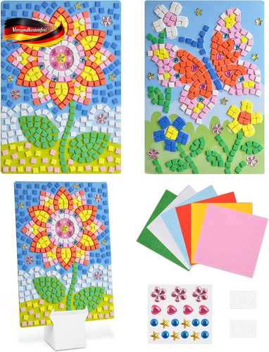 Kinder mosaik set sonnenblume - kinder, mosaik-set