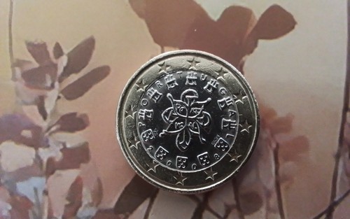 Euro münze portugal - 1,