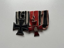 Ordensspange mit EK 2. Klasse und Hanseatenkeuz Hamburg in schönem Zustand