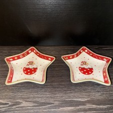 Villeroy & Boch 2 Stern Schälchen Weihnachten