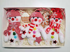 Anhänger Set Weihnachten 5 Teile Dekoration Tilda Handarbeit