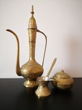 Cezve / Ibrik | Zuckerdose | Kaffee Tee Kanne | Messing? | Deko | Vintage Antik