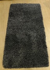 Schöner Teppich - Läufer in anthrazit - ca. 70x140cm